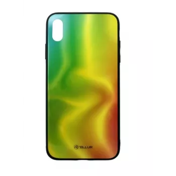 Protector de pantalla de cristal Tellur para iPhone XS Max – superficie sedosa impresa