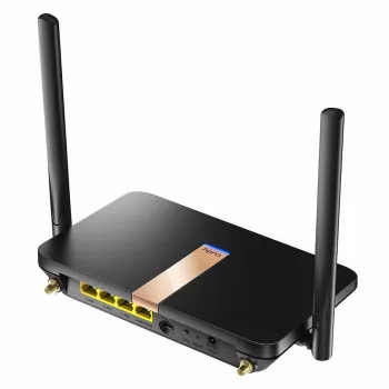 Router inalámbrico Cudy LT500D Fast Ethernet doble banda (2,4 GHz / 5 GHz) 4G negro