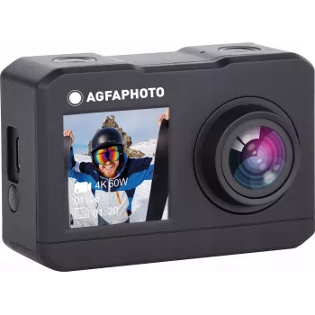 Action cam AgfaPhoto Action cámara deportiva 16 MP 2K Ultra HD CMOS Wi-Fi 58 g (AC7000BK)