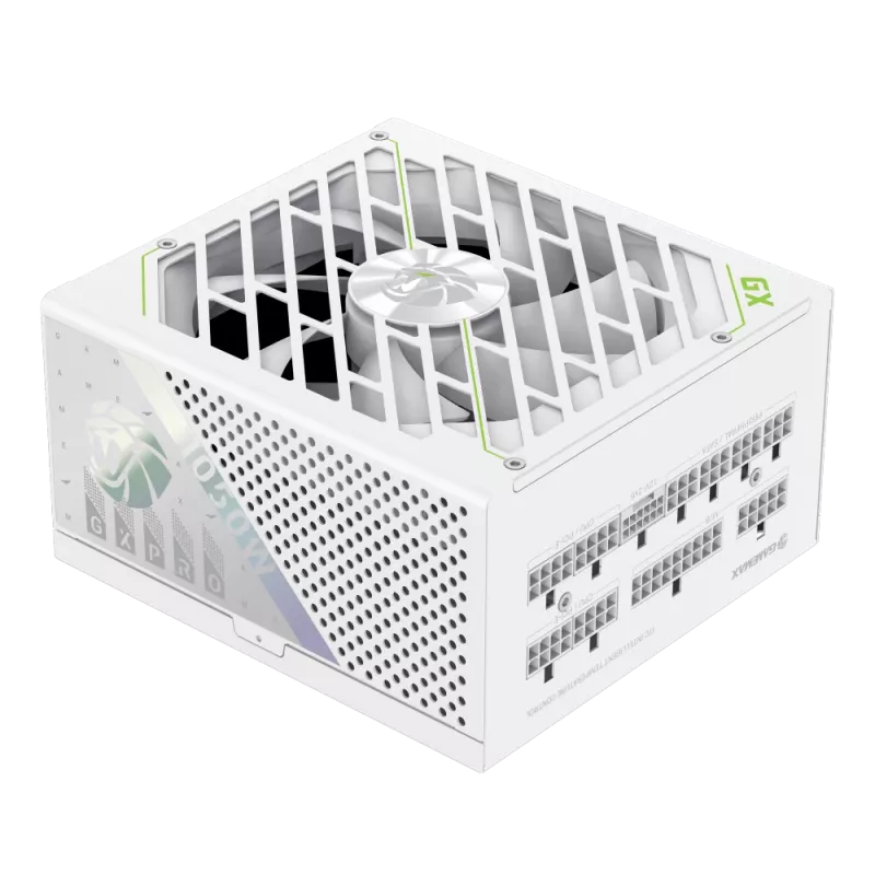 Fuente de alimentación Gamemax, 80 PLUS, Gold | GX PRO 1050G WH | 1050 W