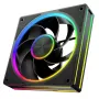 Ventilador de caja MODECOM VOLCANO LOOP 120 ARGB Reverse Fan negro 120 mm PWM 400–1400 RPM conector ARGB