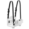 Soporte de CPU MACLEAN MC-116W, diseño ajustable en altura y orientable para montaje bajo escritorio