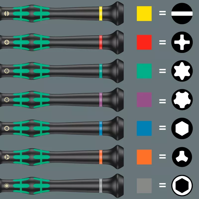 Set de destornilladores Wera 2035/6 B