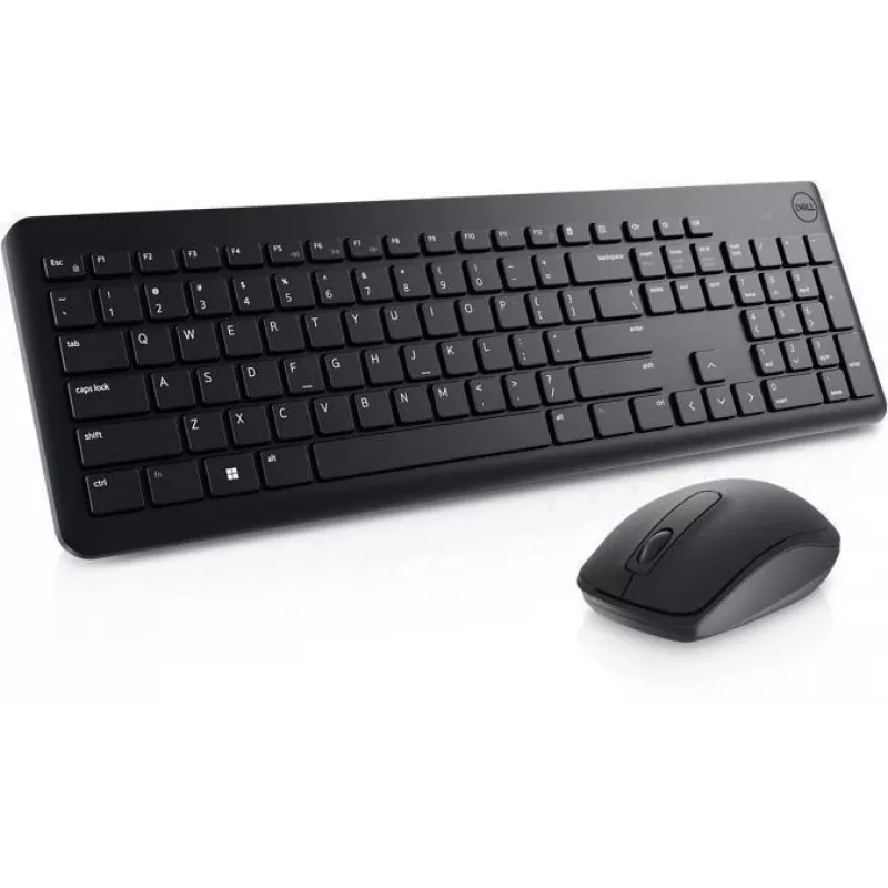 Conjunto inalámbrico de teclado y ratón Dell KM3322W Negro — diseño compacto, conexión inalámbrica, pilas incluidas