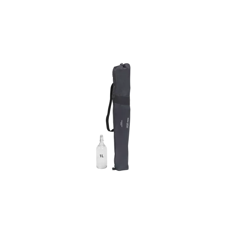 Silla con reposabrazos Spruce, negra 480087, silla de camping negra, modelo 2025