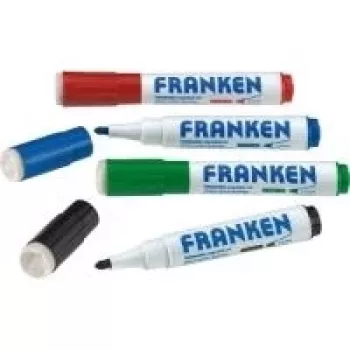 Rotulador Franken Z1703 4 unidades negro azul verde rojo