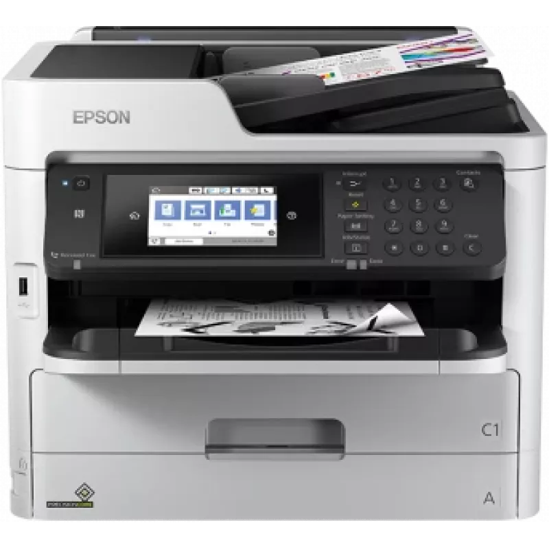 Impresora de inyección de tinta Epson WorkForce Pro WF-M5799DWF Multifunción monocromo A4, alto volumen de impresión 60.000–100.000 páginas
