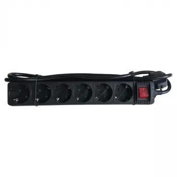 Regleta de alimentación M-Cab POW0028 1,5 m 6 tomas AC 16 A 3680 V