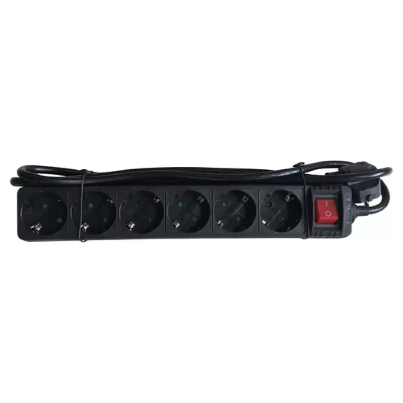 Regleta de alimentación M-Cab POW0028 1,5 m 6 tomas AC 16 A 3680 V