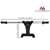 Maclean Brackets MC-657 soporte universal de tablet para reposacabezas de coche, 7 - 10.1, rotación ajustable 360°