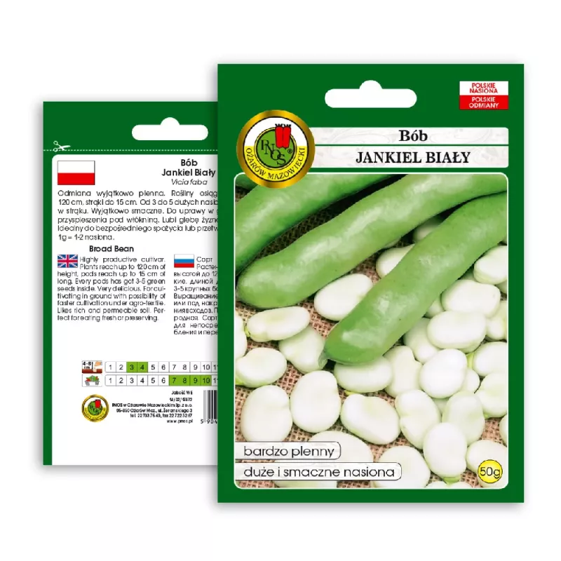 PNOS haba Jankiel White semillas, 50 g
