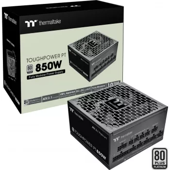 Fuente de alimentación Thermaltake Toughpower PT 850W 80 Plus Gold, modelo PS-TPP-0850FNFAPE-1