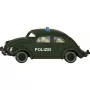 Coche de policía VW Beetle de fundición a presión de Usorteret Siku modelo SIE-30475011, escala no indicada, vehículo de juguete coleccionable