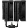 Disipador de aire DeepCool AG620 BK ARGB V2 — doble ventilador de 120 mm, 6 heatpipes, compatible con LGA 1700/AM4/AM5, negro