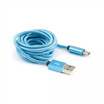 Sbox USB->Type C M/M 1,5m CTYPE-1.5BL azul