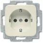 Toma de corriente Busch-Jaeger 2011-0-1318 CEE 7/3 2P+E 250V 16A Blanco (71×41 mm)