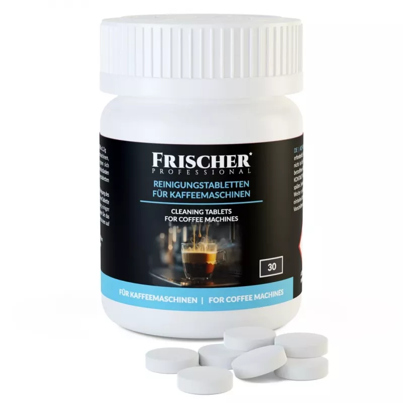 Pastillas limpiadoras para cafeteras Frischer 30 uds.