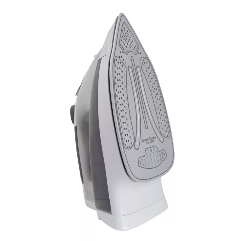 Esperanza CHINO EHI009 plancha de vapor 2400 W, suela de cerámica, depósito de 0,3 l, planchado con vapor y en seco, 220–240 V, 50–60 Hz, cable de 1,5 m, blanca