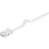 Wentronic Goobay cable plano de conexión CAT 6, U/UTP, blanco, 2 m - material de cobre (95152)