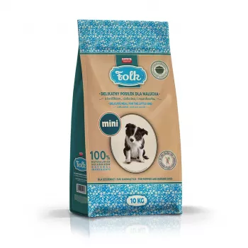 FOLK Junior Razas pequeñas Comida suave para cachorros con conejo, ternera y zanahoria - Comida seca para perros - 10kg