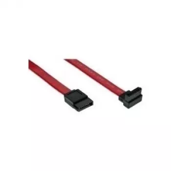 Cable SATA InLine 27703W 0,3 m rojo