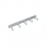 Triton RAC-VP-X11-A1 Panel de gestión de cables de 19 pulgadas 1U, 6 soportes de cables grandes, gris