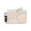 Módulo keystone Digitus CAT 8.1 RJ-45 apantallado plano blanco