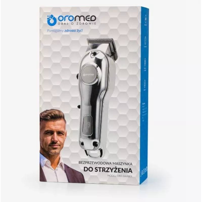 Oromed Oro-Barber cortapelos inalámbrico, plata