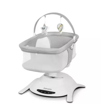 Cuna / cuna mecedora Lionelo Bella Set Gris Hormigón – cuna con función de balanceo