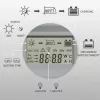 Qoltec, Regulador de carga solar MPPT con sensor de temperatura 20A 12V/24V Pantalla LCD 2 X USB