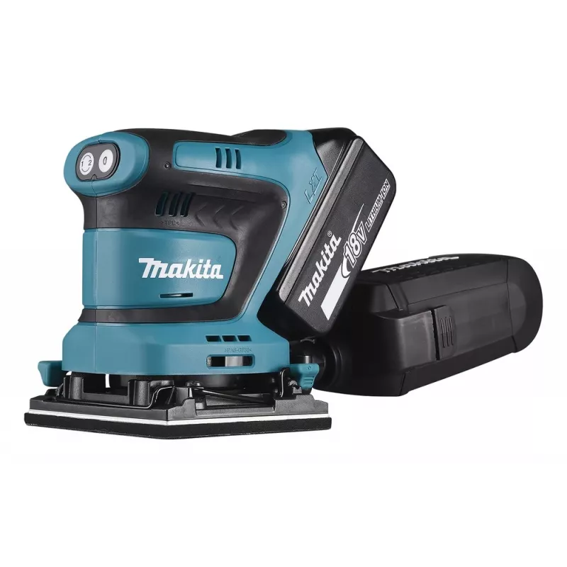 Makita DBO480Z lijadora orbital portátil, lijadora excéntrica, 14000 OPM, negra, azul, 210 W