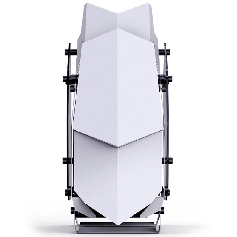 Torre mini Micro-ATX Jonsbo MOD3 Tempered Glass White, caja de PC con soporte Mini-ITX/Micro-ATX
