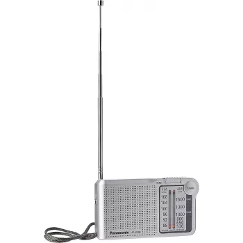 Radio analógica portátil Panasonic RF-P150DEG plata