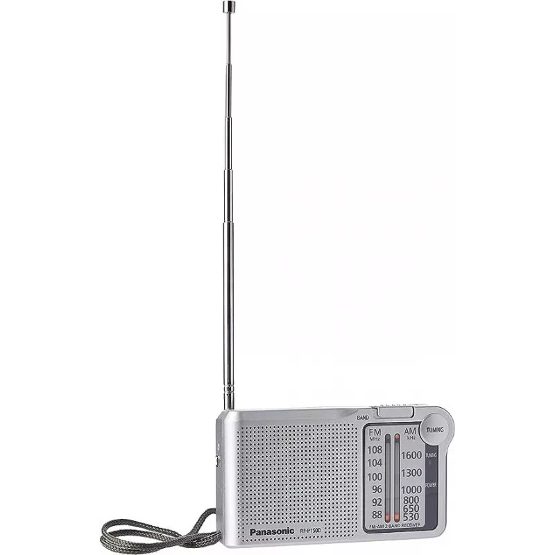 Radio analógica portátil Panasonic RF-P150DEG plata
