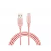Cable USB Tellur TLL155281 USB 2.0 1 m USB A USB C, oro rosa