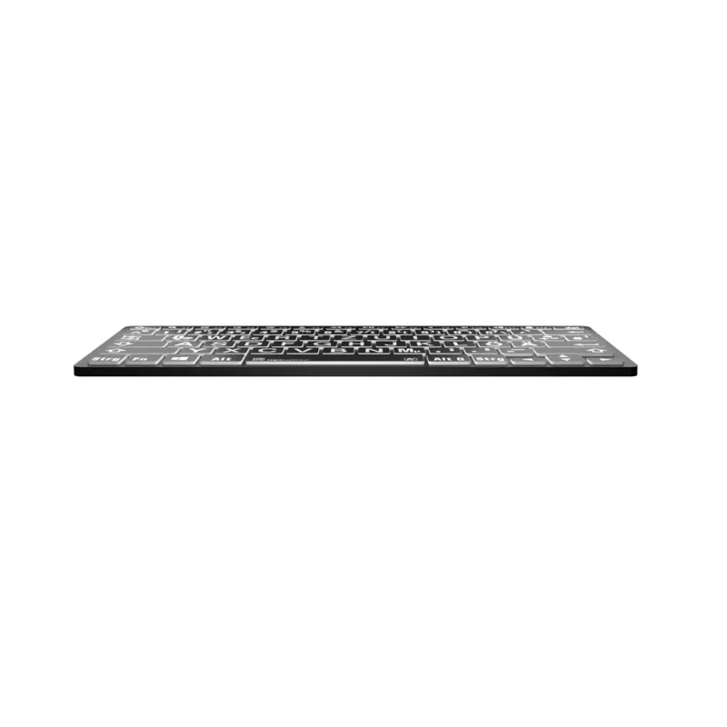 Logickeyboard teclado universal Bluetooth LKB-LPWB-BTPC-DE QWERTZ alemán negro