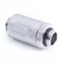Alphacool ES D-Plug 31,5 mm, G1/4 macho – G1/4 macho, cromado