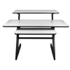 SD3 - Escritorio estudio puesto de trabajo tablero estante para equipo de audio bandeja extraíble para teclado 91,4 cm