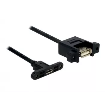 Cable USB Micro-USB B USB A DeLOCK 85109 0,25 m