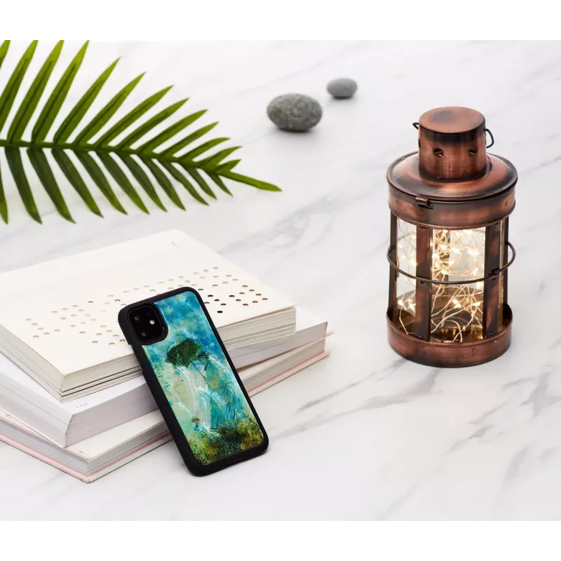 Funda para smartphone iKins para iPhone 11 — diseño Camille Negro, funda protectora