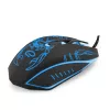 Esperanza MX203 SCORPIO - ratón - USB - azul - ratón - óptico - 6 botones - negro