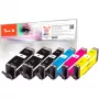 Peach 0F320134 cartucho de tinta 6 uds. compatible rendimiento estándar negro, cian, magenta, amarillo