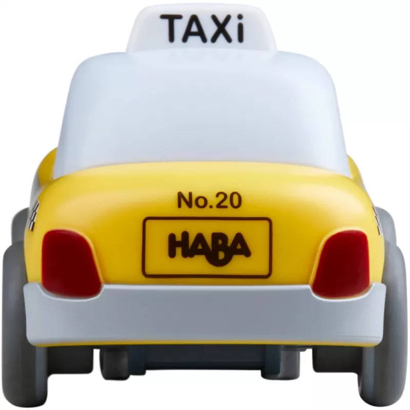 Kullerbu - Taxi, coche de juguete antracita/blanco (mate)