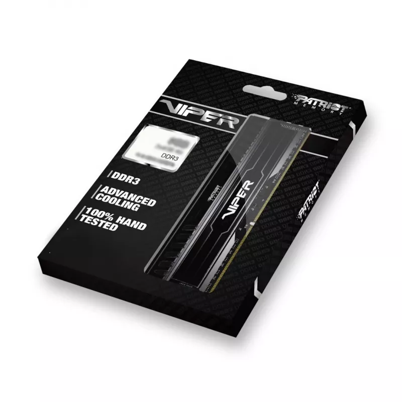 Patriot Viper 3 Black Mamba PV38G160C9K memoria RAM 8 GB (2x 4 GB) DDR3 1600 MHz CL9 DIMM, negra