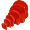 Set de embudos IWH 6 piezas naranja polietileno para aceite y gasolina