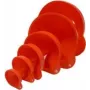 Set de embudos IWH 6 piezas naranja polietileno para aceite y gasolina