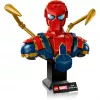 Busto de coleccionista LEGO Marvel Iron Spider-Man 76326, 379 piezas, modelo de exposición 18+, 170×200×110 mm