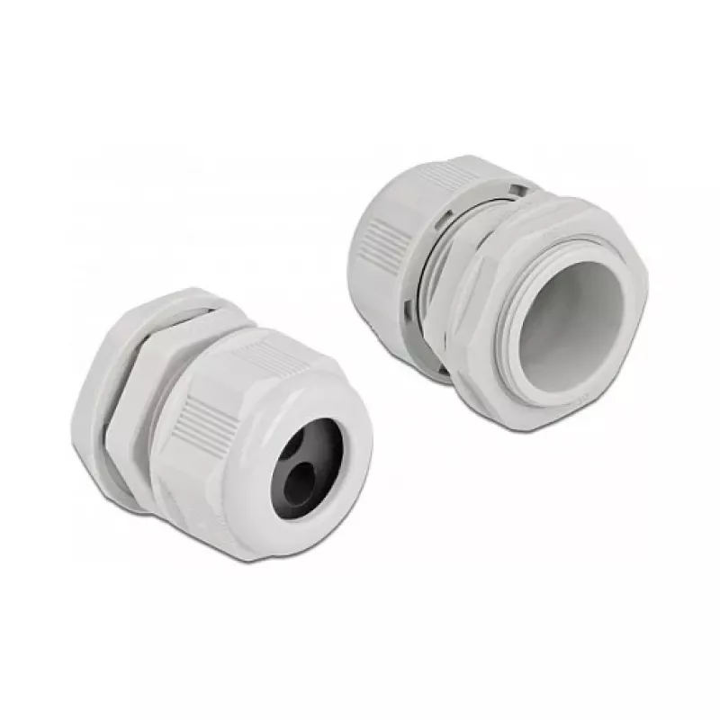 Prensaestopas DeLOCK 60372 gris plástico 2 uds.