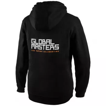 Sudadera con capucha Global Masters GM Logo - negro (XL)