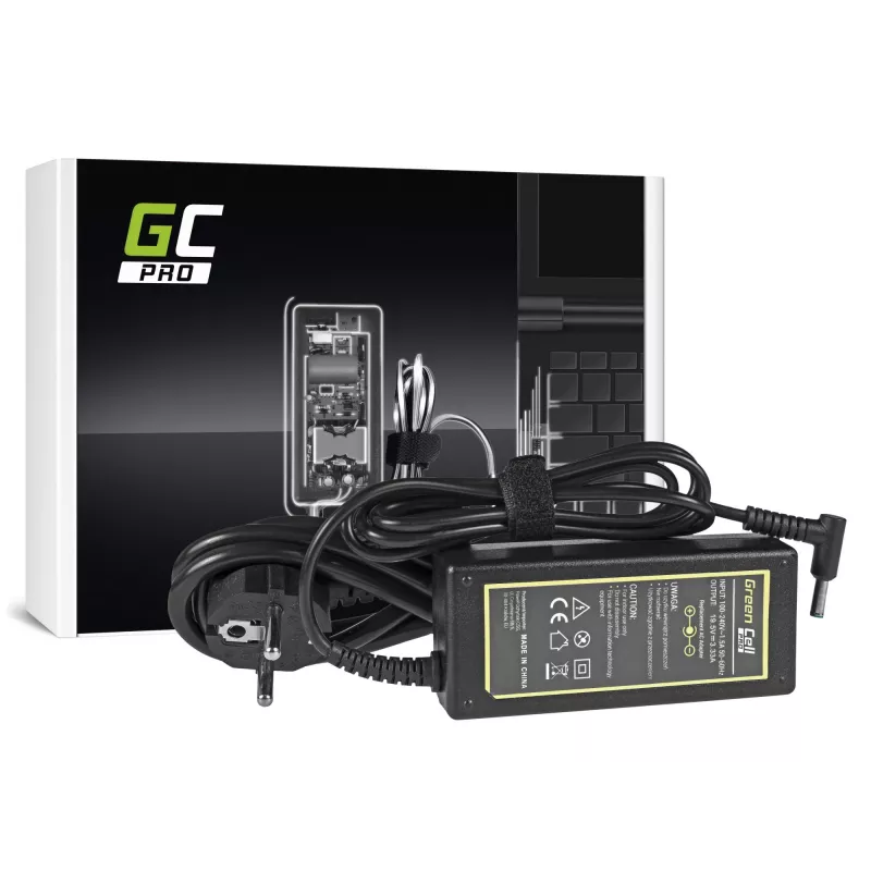 Green Cell AD49P fuente de alimentación/cargador para interiores 65 W negro